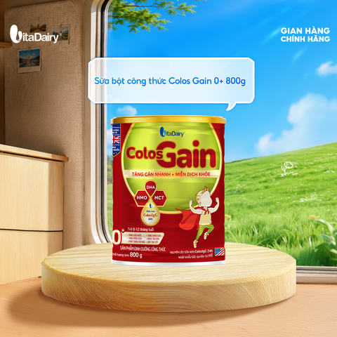  Sữa bột Colos Gain 0+ 800g 