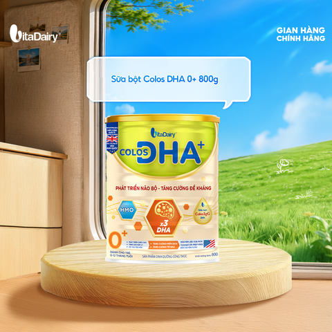  Sữa bột Colos DHA+ 0+ 800G 