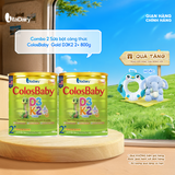  Combo 2 SPDD công thức Colosbaby Gold D3K2 2+ 800g - VitaDairy 
