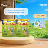  Combo 2 Sữa bột Colobaby Bio Gold 2+ 800g có chứa sữa non, hỗ trợ hệ tiêu hóa khỏe mạnh - VitaDairy 