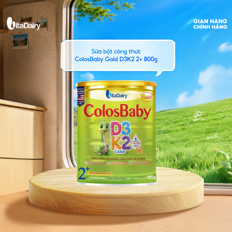 SPDD công thức Colosbaby Gold D3K2 2+ 800g 