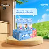 Sữa tươi tiệt trùng Moozi ít đường 180ml - Thùng 24 hộp 