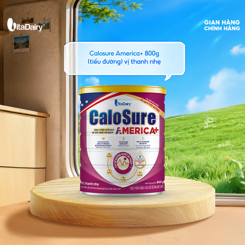  Thực phẩm dùng cho chế độ ăn đặc biệt CaloSure America+ 800g (Tiểu đường) 