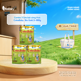  Combo 3 Sữa bột Colobaby Bio Gold 2+ 800g có chứa sữa non hỗ trợ cải thiện hệ tiêu hóa khỏe mạnh - VitaDairy 