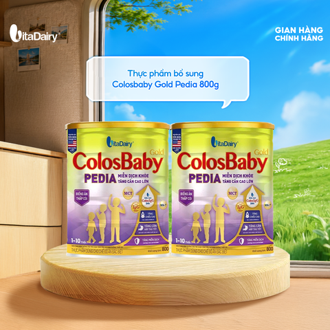  [COMBO 2 LON] Thực phẩm dùng cho chế độ ăn đặc biệt Colosbaby Gold Pedia 800g 