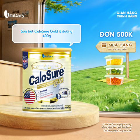  Sữa bột Calosure Gold ít đường 400g - VitaDairy 