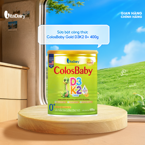  SPDD công thức Colosbaby Gold D3K2 0+ 400g 