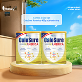  Combo 2 Sữa bột CaloSure America 400g (Vị thanh nhẹ)- VitaDairy 