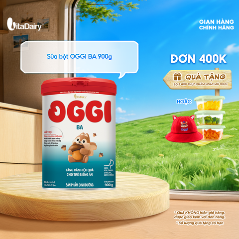  Sữa bột Oggi BA 900g 