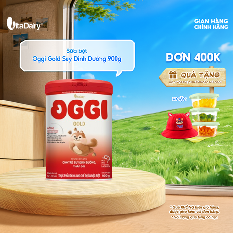  Sữa bột Oggi Suy Dinh Dưỡng Gold 900g 