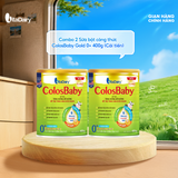  Combo 2 SPDD công thức ColosBaby Gold 0+ 400g (Cải tiến) - VitaDairy 