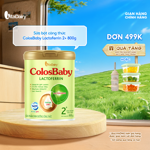  SPDD công thức ColosBaby Lactoferrin 2+ 800g 