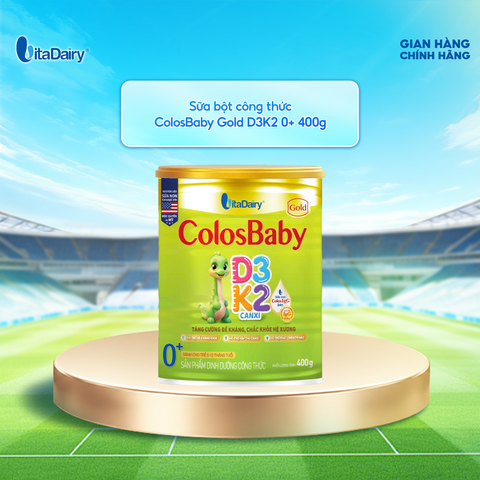  SPDD công thức Colosbaby Gold D3K2 0+ 400g 
