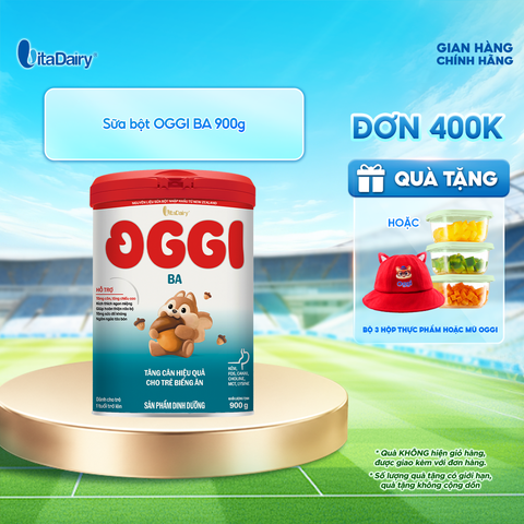  Sữa bột Oggi BA 900g 