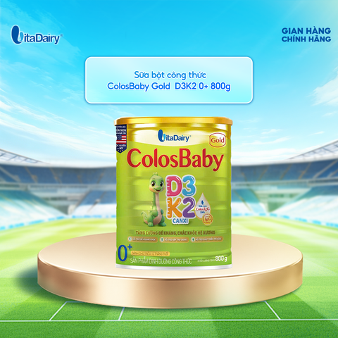  SPDD công thức Colosbaby Gold D3K2 0+ 800g 