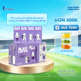  Thức uống dinh dưỡng sữa trái cây hương dâu Metis 180ml - thùng 48 hộp 