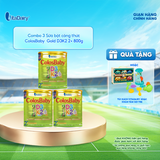  Combo 3 SPDD công thức Colosbaby Gold D3K2 2+ 800g 