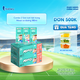  Combo 2 Thùng sữa tươi tiệt trùng Moozi có đường 180ml - Thùng 24 hộp 