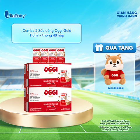  Combo 2 Sữa uống dinh dưỡng Oggi Gold 110ml - VitaDairy 