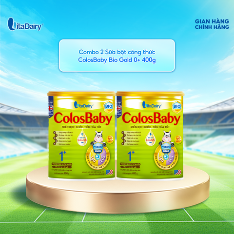  Combo 2 SPDD công thức Colosbaby Bio Gold 0+ 400g - VitaDairy 
