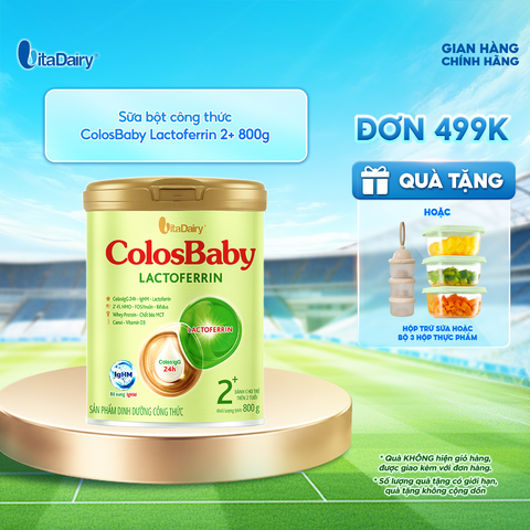  SPDD công thức ColosBaby Lactoferrin 2+ 800g 