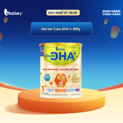  Sữa bột Colos DHA+ 1+ 800G 