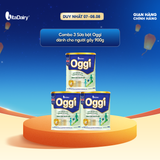  [COMBO 3 LON] Sữa bột Oggi dành cho người gầy - Bổ sung năng lượng, hỗ trợ tăng cân khoẻ - Lon 900g 