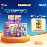  Thức uống dinh dưỡng từ sữa Hương Kẹo Nho có thạch Moozi 170ml - Thùng 48 hộp 