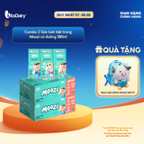  Combo 2 Thùng sữa tươi tiệt trùng Moozi có đường 180ml - Thùng 24 hộp 
