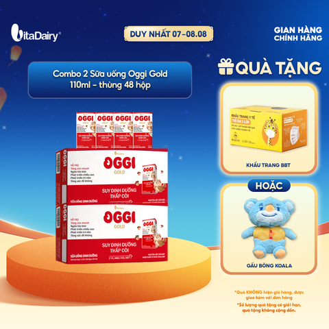  Combo 2 Sữa uống dinh dưỡng Oggi Gold 110ml - VitaDairy 