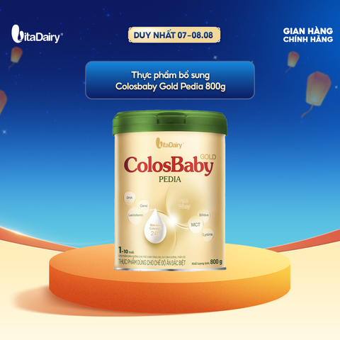  Thực phẩm dùng cho chế độ ăn đặc biệt Colosbaby Gold Pedia 800g - VitaDairy 