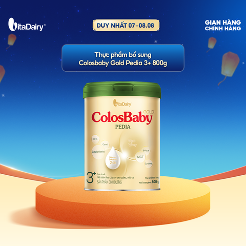  Sữa bột ColosBaby Pedia Gold 3+ - Lon 800g 