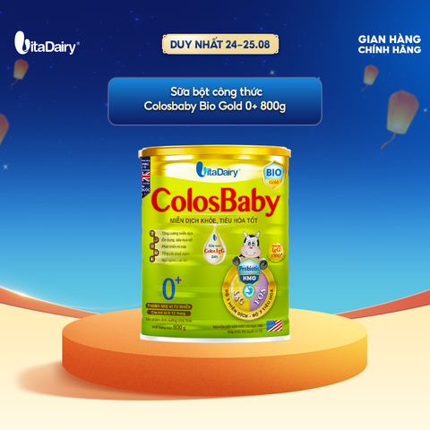  Sữa bột ColosBaby Bio Gold 0+ - Lon 400g/800g 