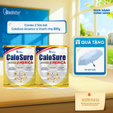  [COMBO 2 LON] Sữa bột CaloSure America vị thanh nhẹ 800g - Bổ sung năng lượng, giúp tiêu hoá khoẻ, hỗ trợ xương khớp khoẻ 