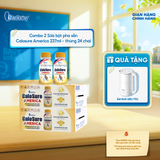  [COMBO 2 THÙNG] Sữa bột pha sẵn Calosure America - thùng 24 chai 237ml - VitaDairy 