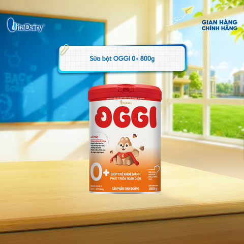  Sữa bột Oggi Phát triển toàn diện và 1+ 900g - Hỗ trợ bé tăng cân nhanh, tăng cường miễn dịch, phát triển thể chất toàn diện 