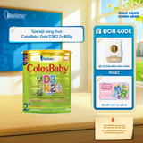 SPDD công thức Colosbaby Gold D3K2 2+ 800g 