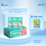  Sữa tươi tiệt trùng Moozi có đường 180ml - Thùng 24 hộp 