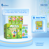  Thức uống dinh dưỡng từ sữa Hương Dưa Lưới Thơm có thạch Moozi 170ml - Thùng 48 hộp 
