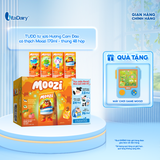  Thức uống dinh dưỡng từ sữa Hương Cam Đào có thạch Moozi 170ml - Thùng 48 hộp 