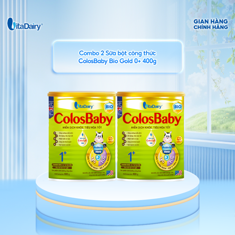  Combo 2 SPDD công thức Colosbaby Bio Gold 0+ 400g - VitaDairy 