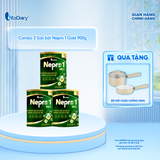  [COMBO 3 LON] Sữa bột Nepro 1 Gold - Phù hợp chế độ dinh dưỡng đặc biệt (suy thận, người bệnh thận có ure huyết tăng) - Lon 900g 