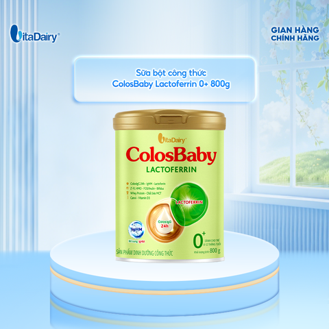 Sữa bột ColosBaby Lactoferrin cho trẻ từ 0+ 800g – Bổ sung dinh dưỡng, hỗ trợ đề kháng 