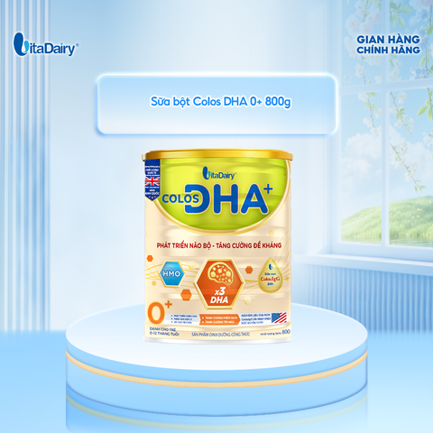  Sữa bột Colos DHA+ 0+ 800G 