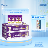  [COMBO 2 THÙNG 48 HỘP] Thức uống dinh dưỡng Calokid Gold 180ml - Thơm ngon dễ uống, Bé thích mê 