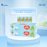  [COMBO 2 THÙNG 48 HỘP] Sữa uống dinh dưỡng Vitagrow cải tiến 180ml - Bổ sung năng lượng, Thơm ngon dễ uống 