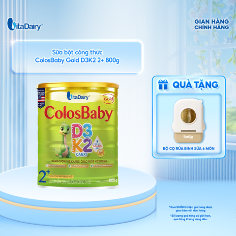  SPDD công thức Colosbaby Gold D3K2 2+ 800g 