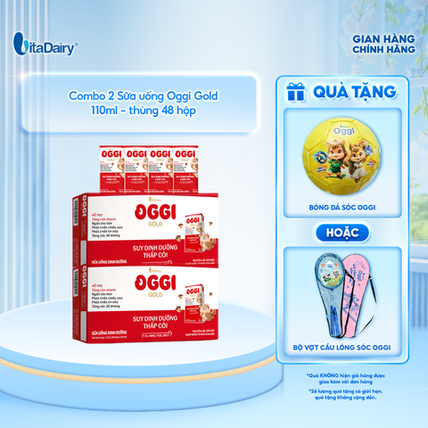  Combo 2 Sữa uống dinh dưỡng Oggi Gold 110ml - VitaDairy 