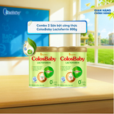  [COMBO 2 LON] Sữa bột ColosBaby Lactoferrin 0+ - Bổ sung kháng thể giúp bé tăng đề kháng - Lon 800g 
