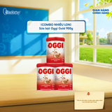  [COMBO 3 LON] Sữa bột Oggi Gold giúp bé suy dinh dưỡng, thấp còi - Hỗ trợ tăng cân nhanh, tiêu hoá tốt, ngừa táo bón - Lon 900 